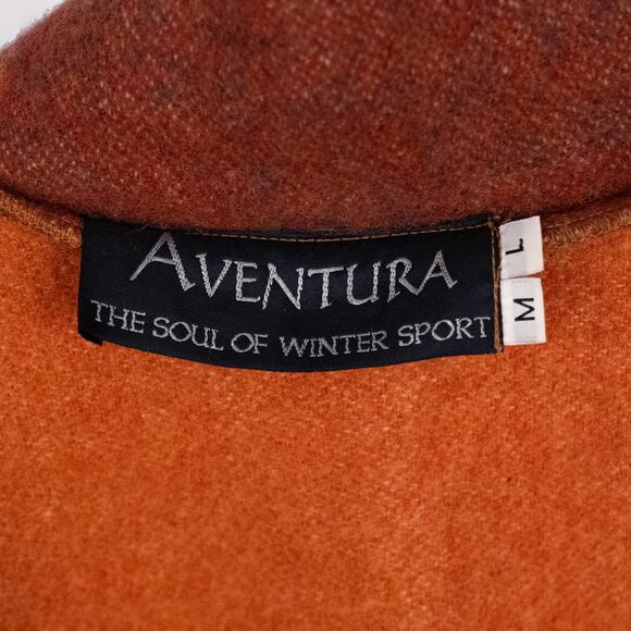 Aventura Southwest Artisan Pure Wool Jacket Women's M/L Taos New Mexico Antlers - Picture 7 of 8